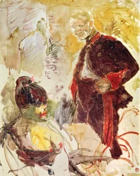 Tüzér és lány, 1886